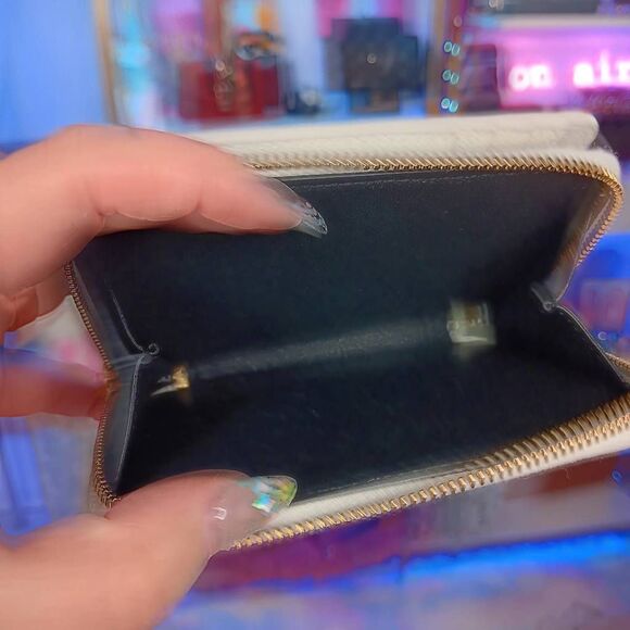 Unused Yves Saint Laurent Multi Color Leather Compact Zip Wallet - Picture 14 of 15